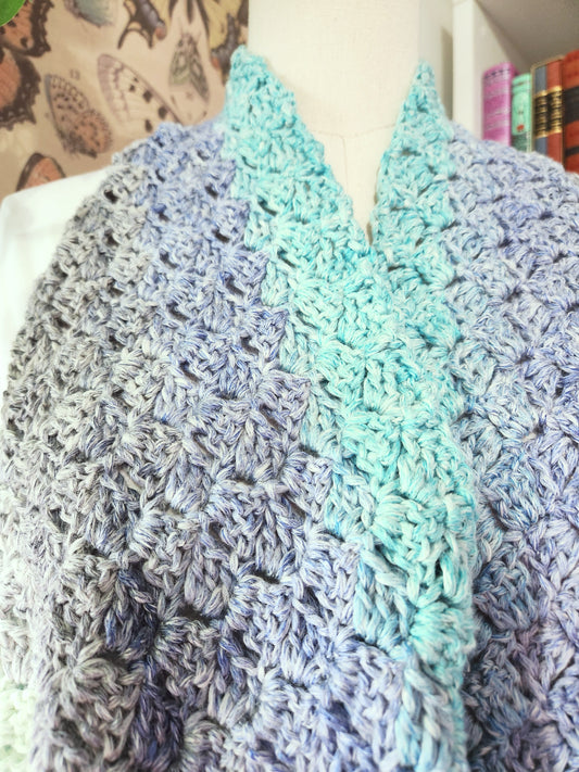 blue gradient scarf
