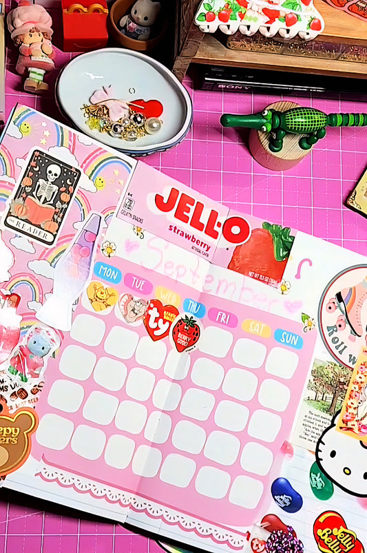 Calendar Junk Journal Stickers