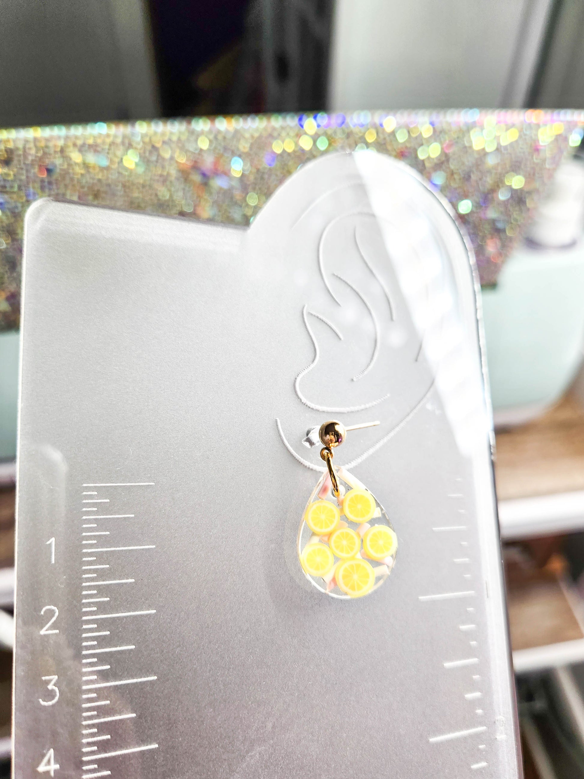 Pink Lemonade Drop Earrings