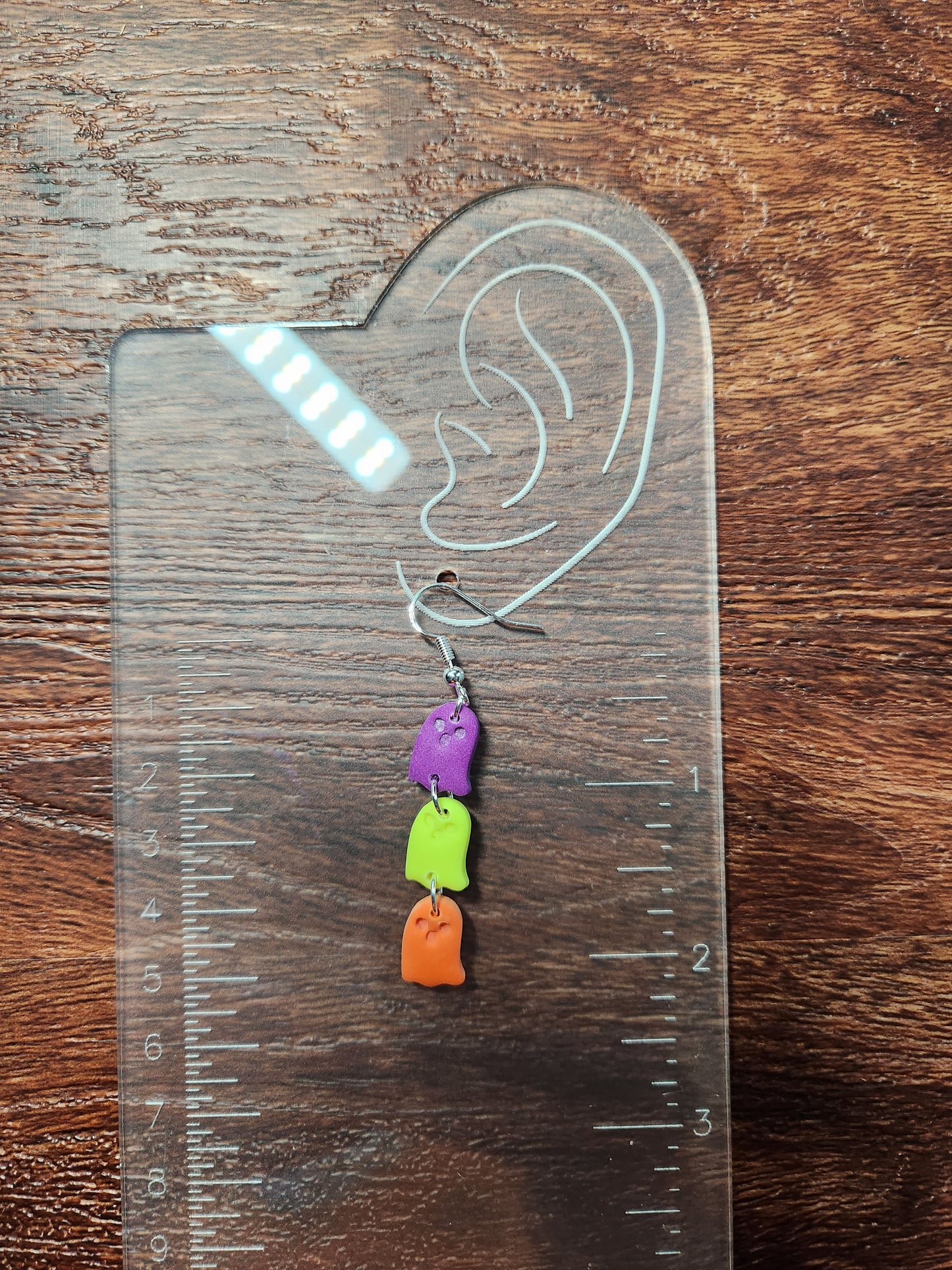 Colorful Ghost Stack Earrings