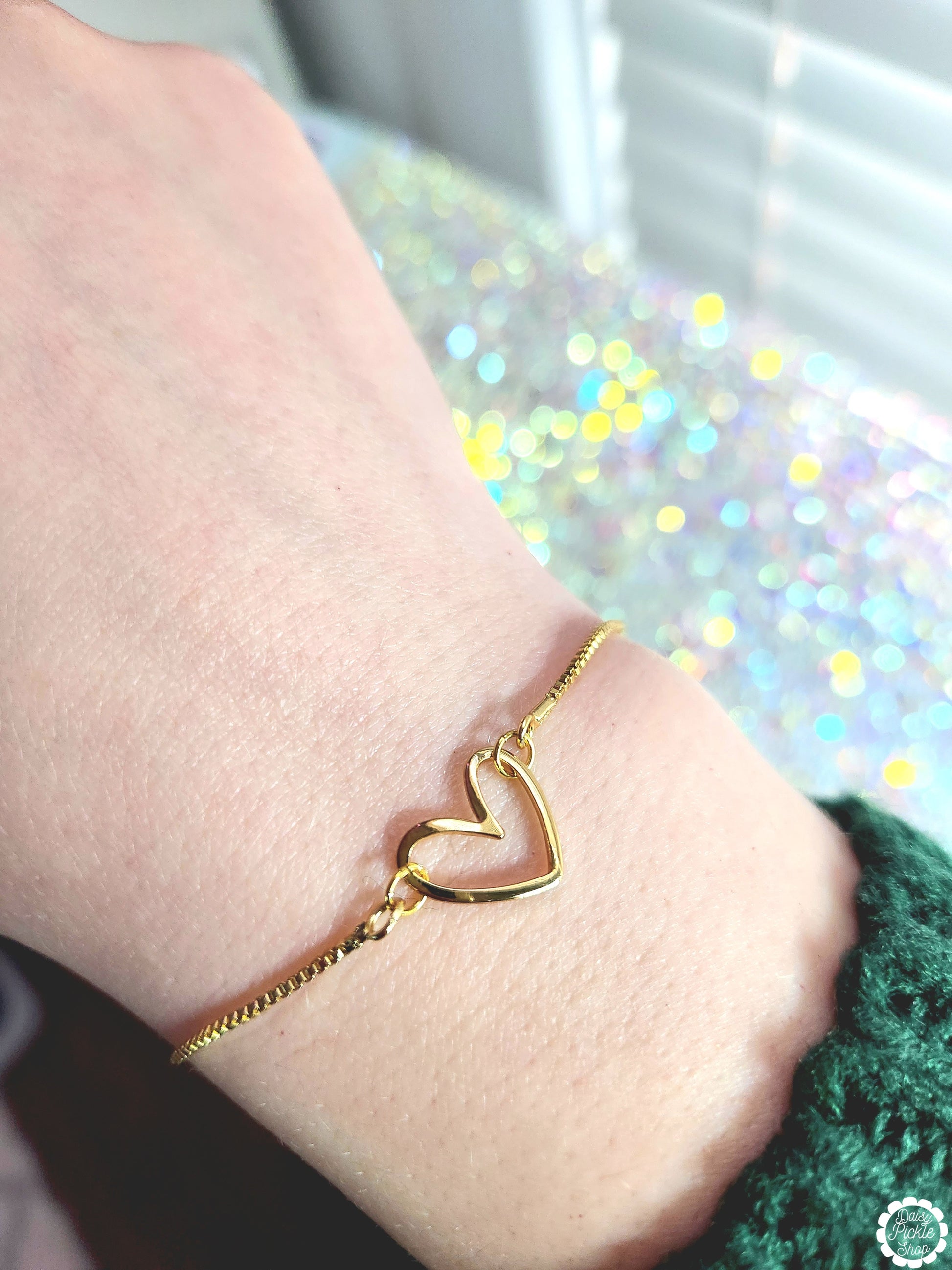 Heart Frame Bracelet