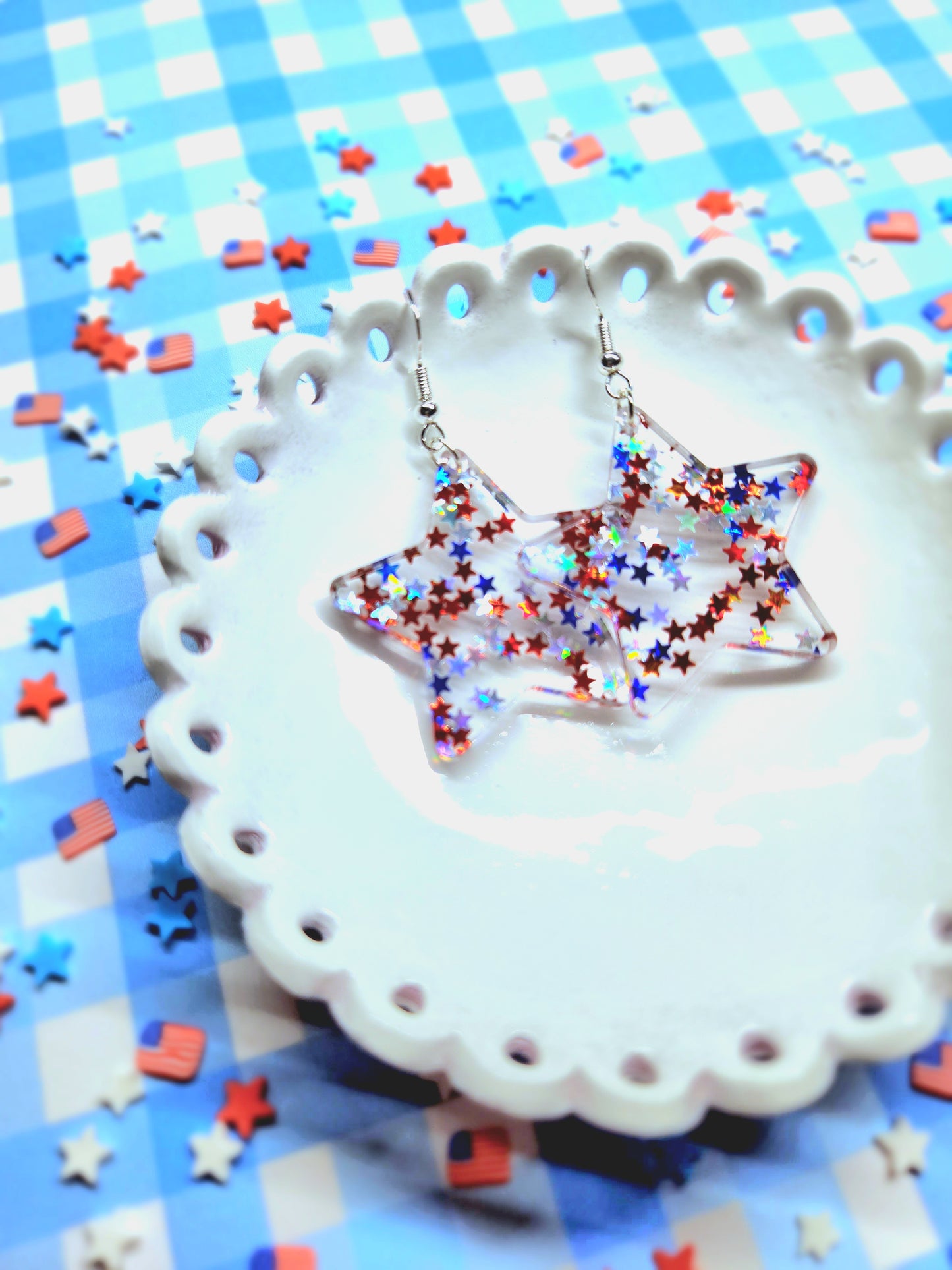 Sparkly Star Earrings