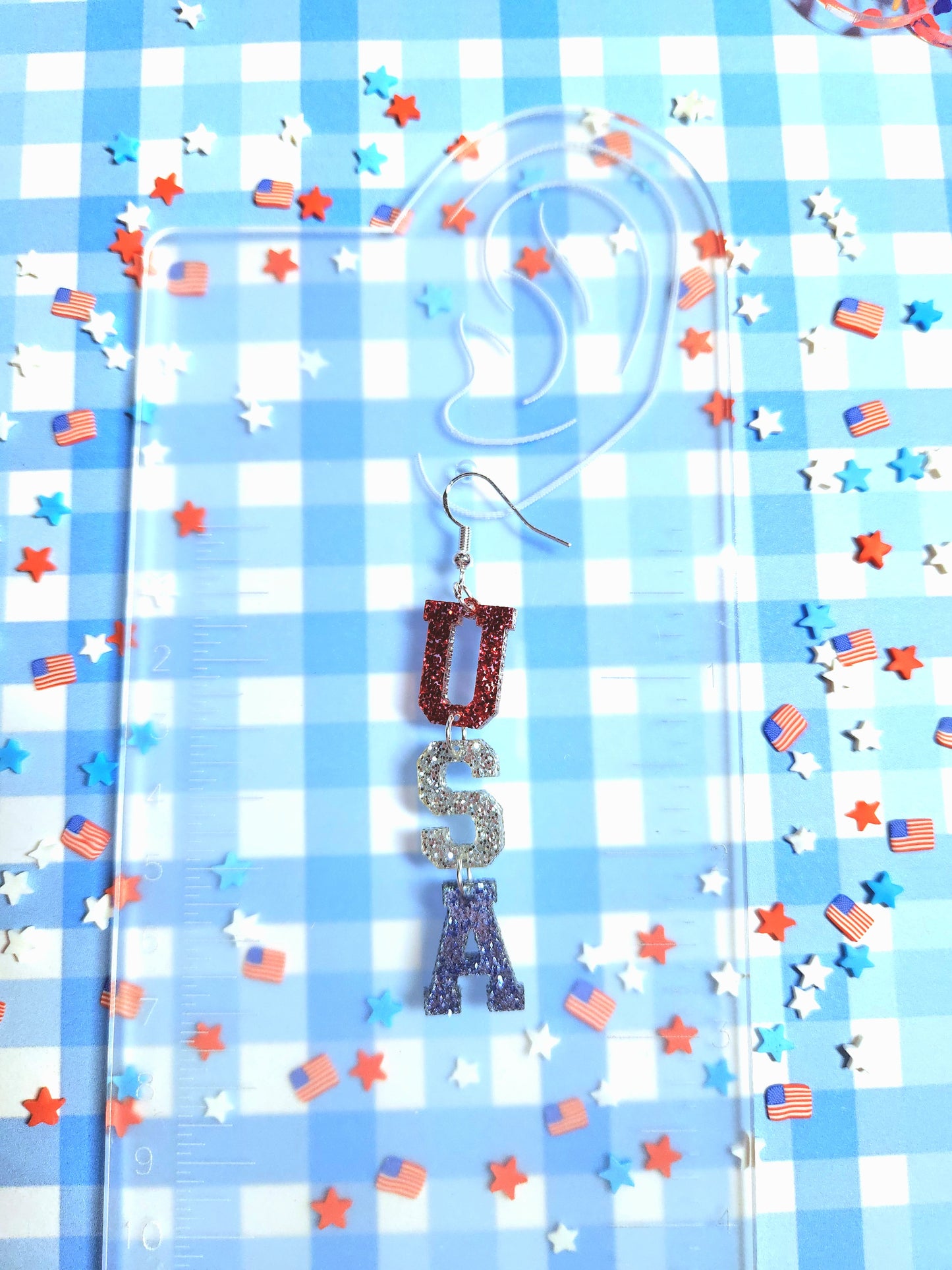 USA Dangle Earrings