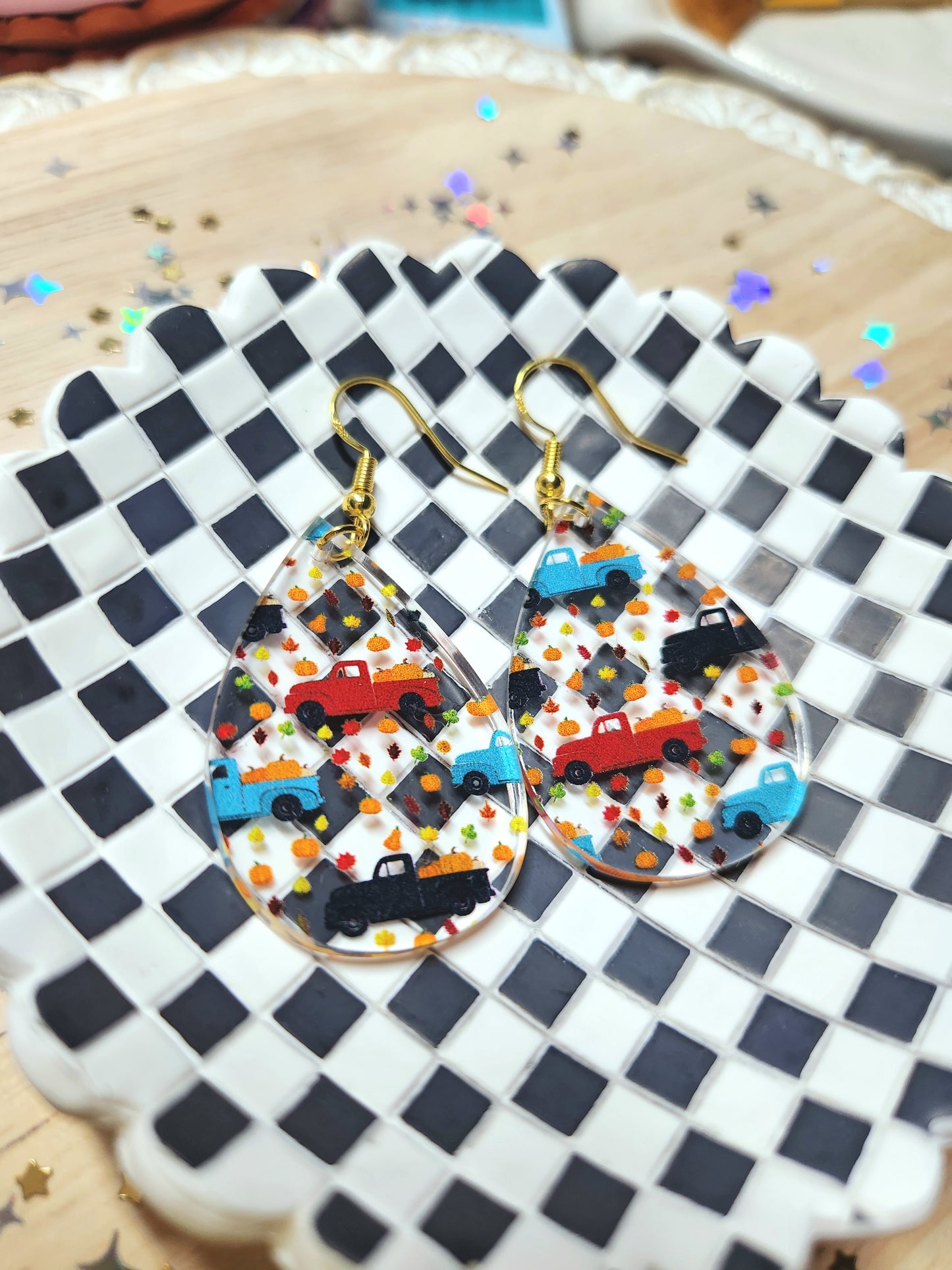 truck earrings