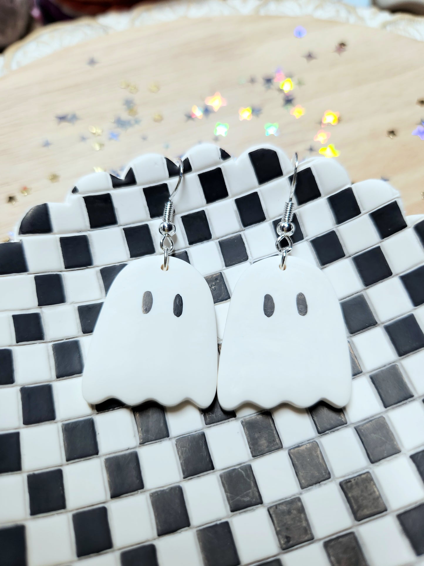 ghost earrings