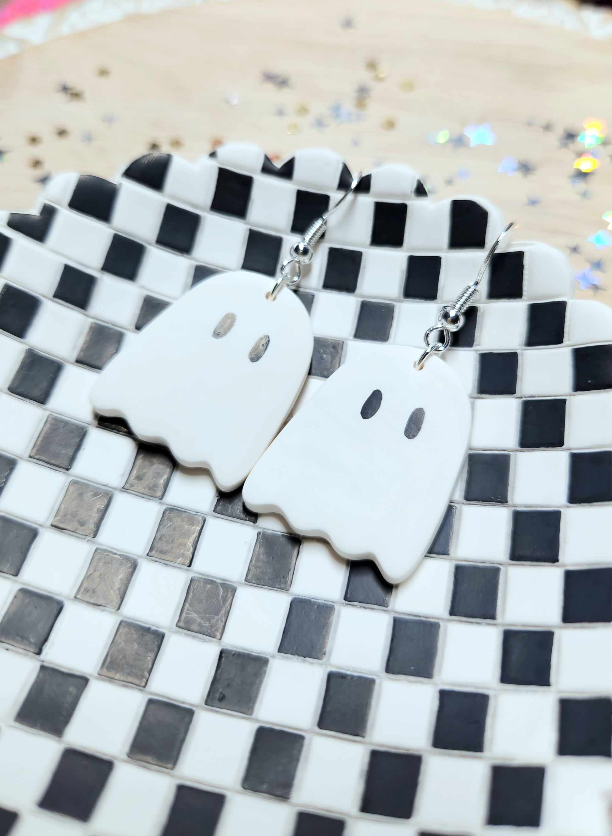 ghost earrings