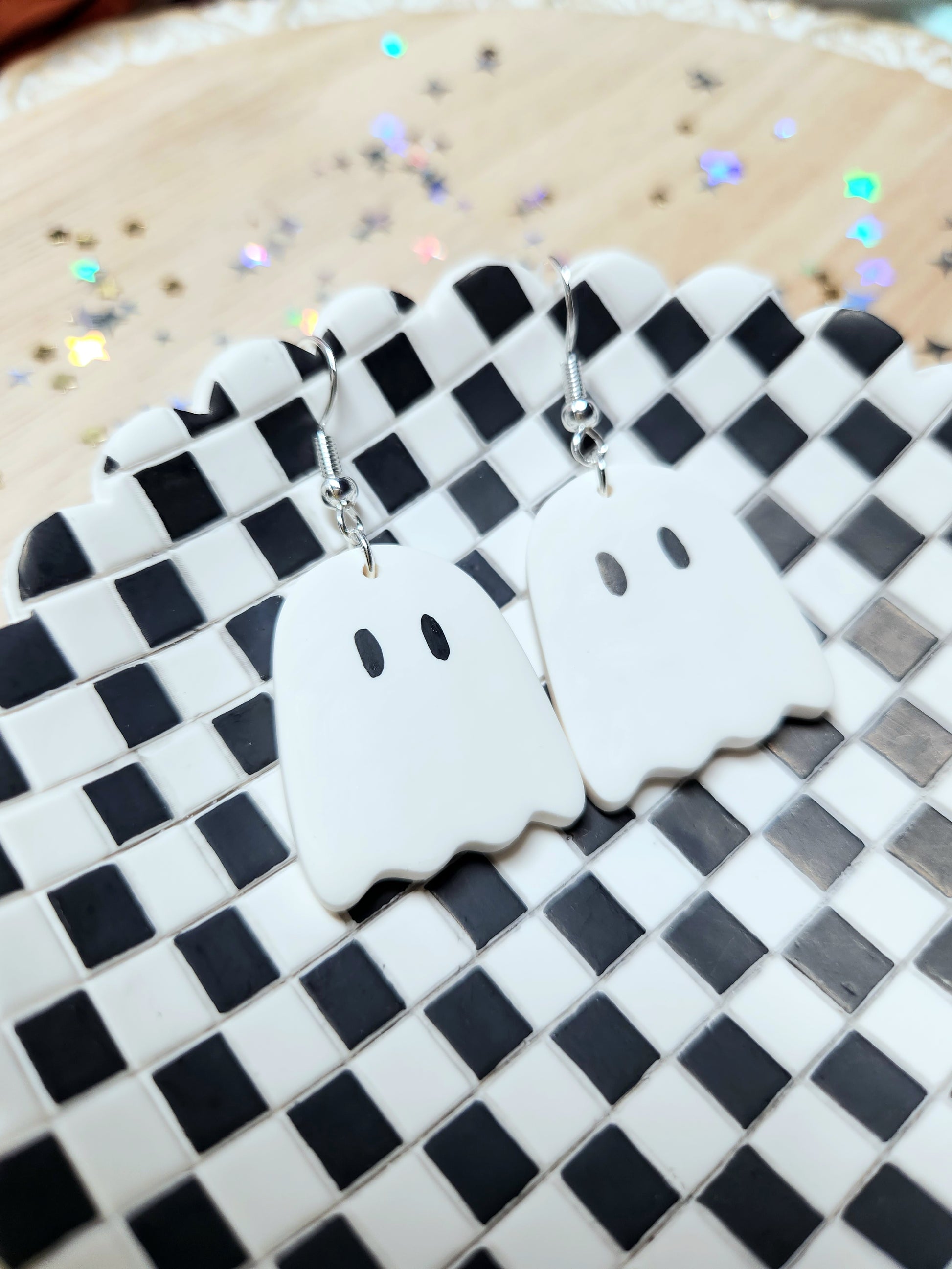 ghost earrings