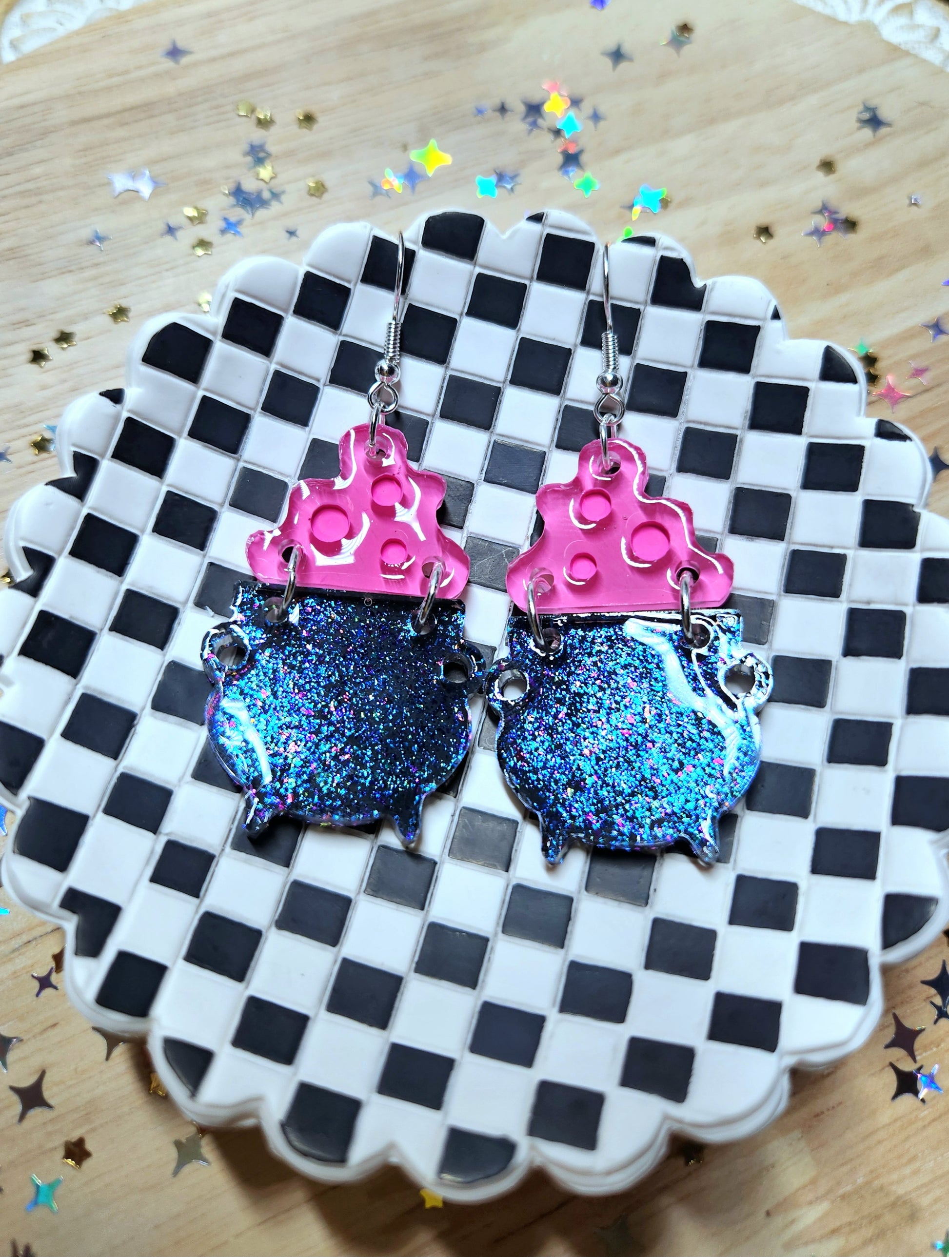 cauldron earrings