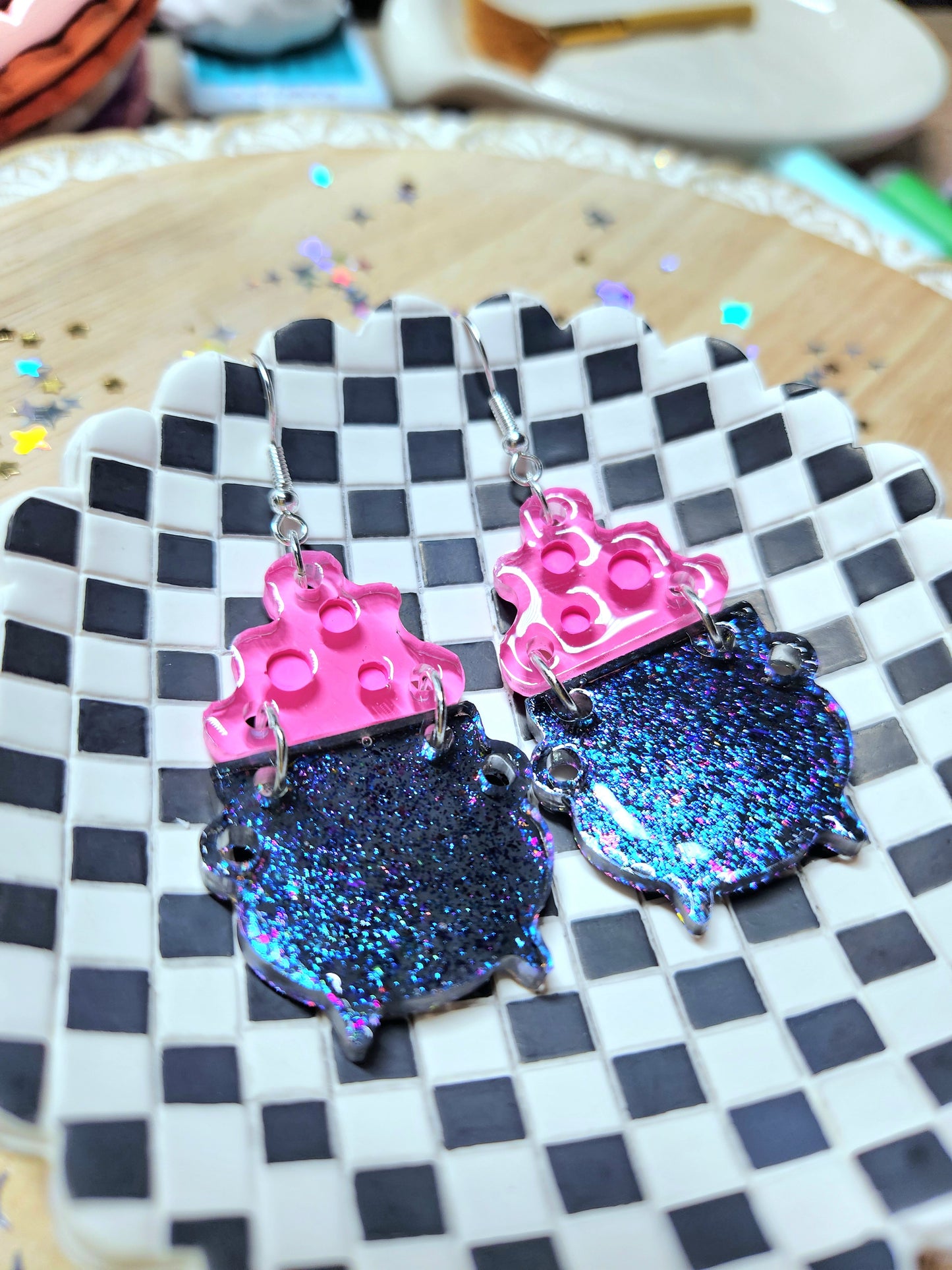 cauldron earrings