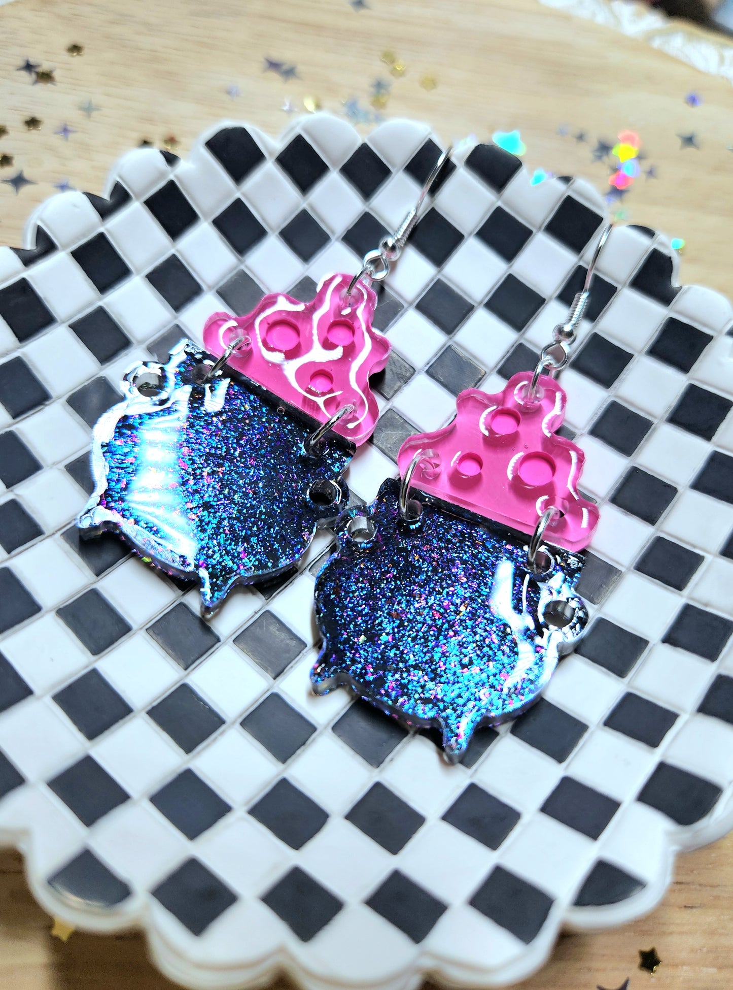 cauldron earrings