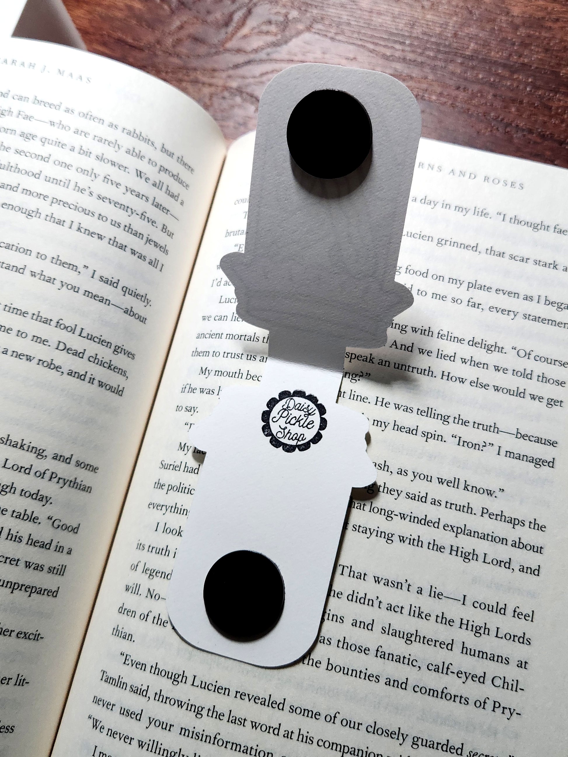 magnets inside bookmark