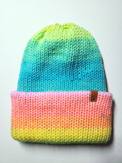 gradient colorful hat