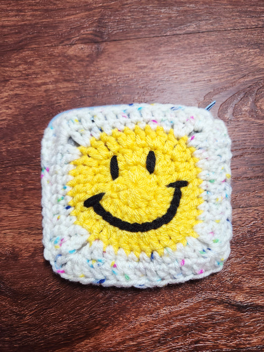happy face pouch