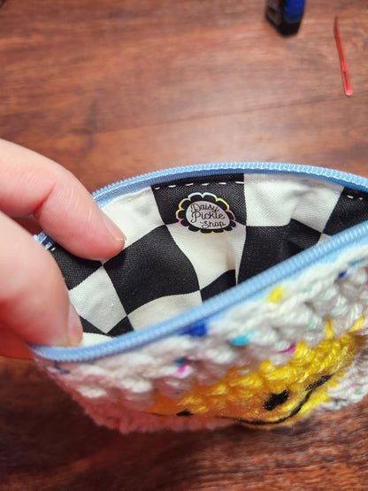 happy face pouch