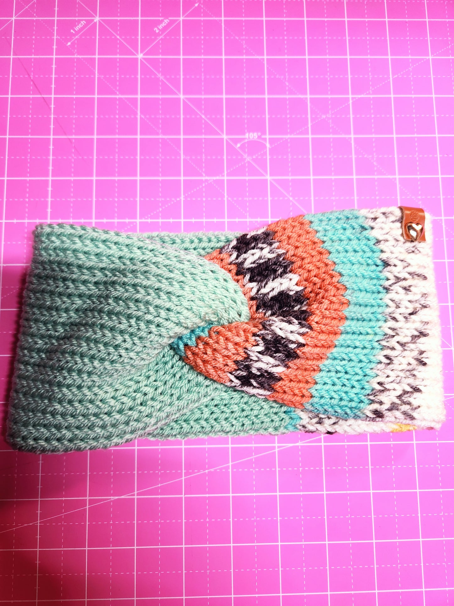 western turquoise twist headband