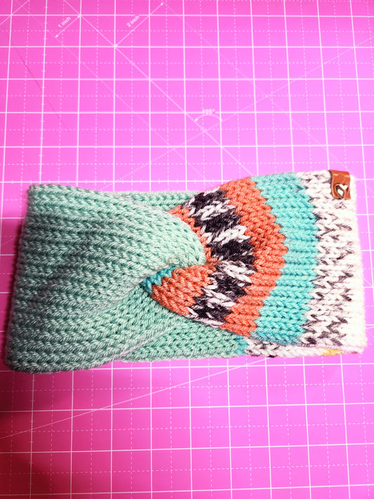 western turquoise twist headband