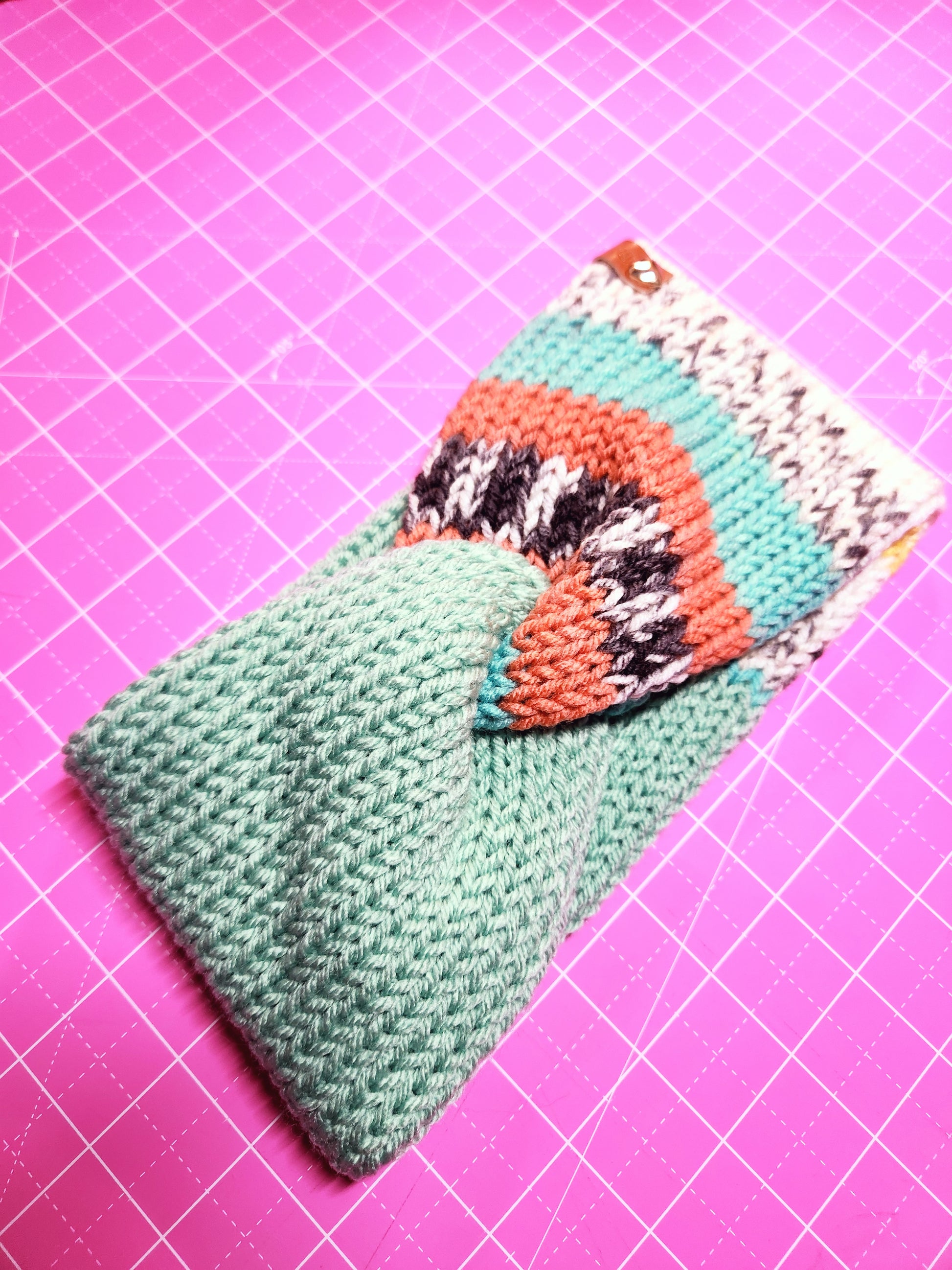 western turquoise twist headband