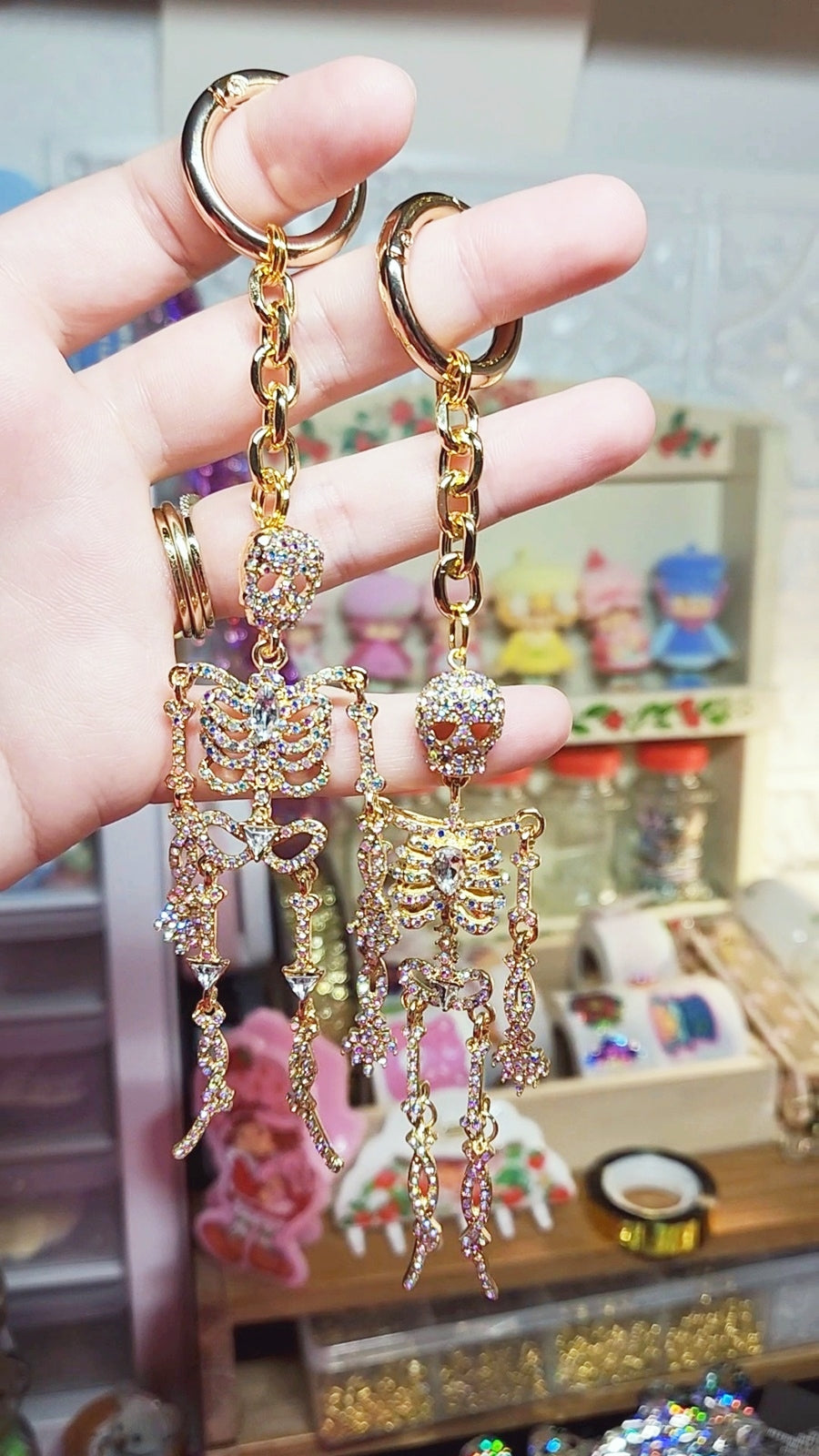 skeleton keychains
