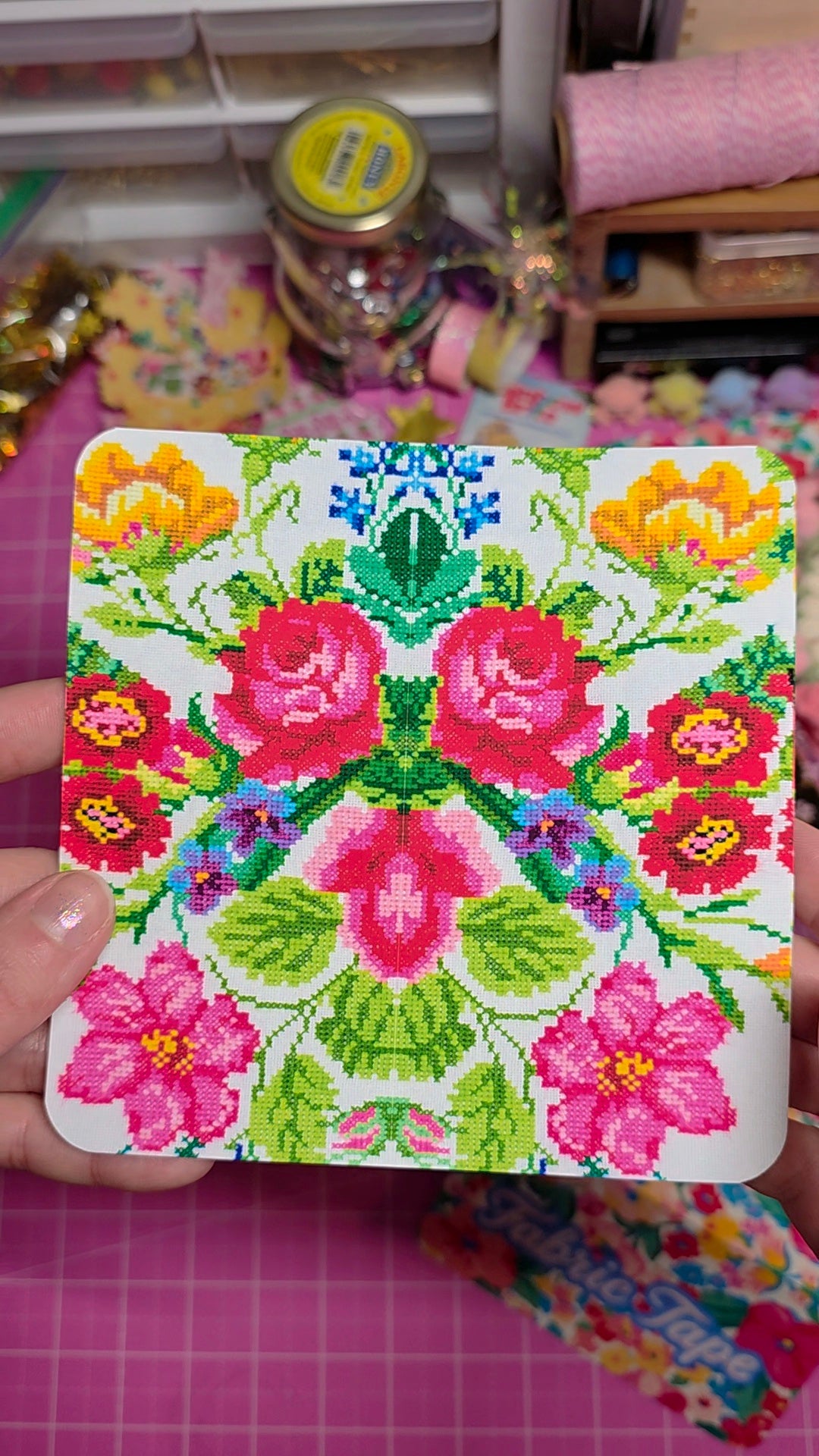 floral sticker