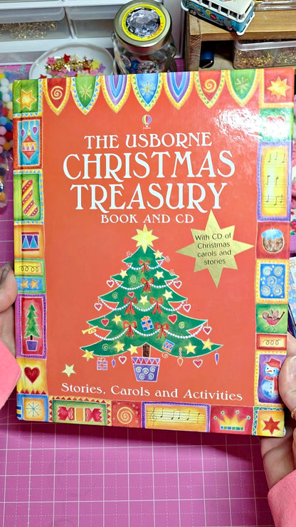 the usborne christmas treasury book and cd