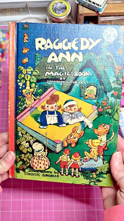 raggedy ann in the magic book
