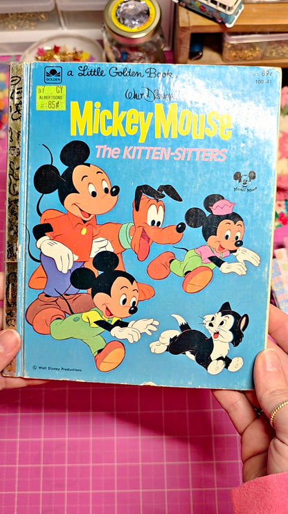 mickey mouse the kitten sitters book