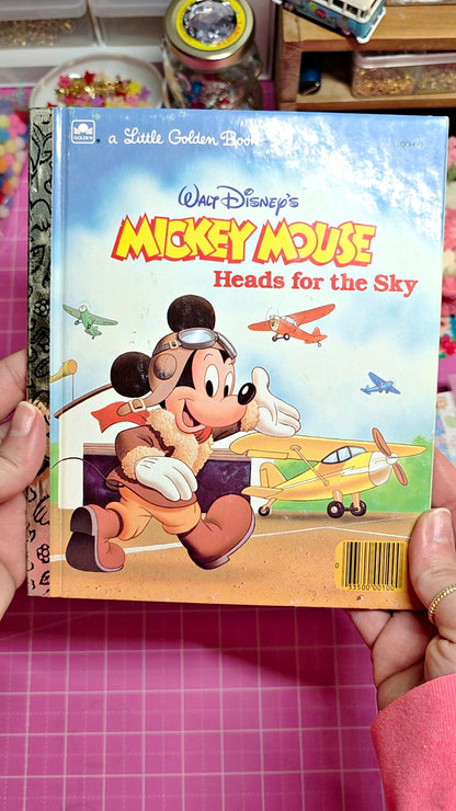 mickey mouse heads for the sky book