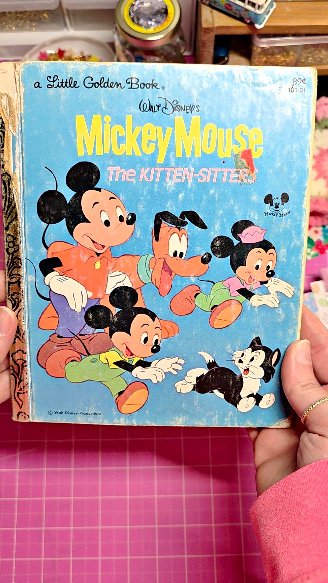 mickey mouse the kitten sitters book