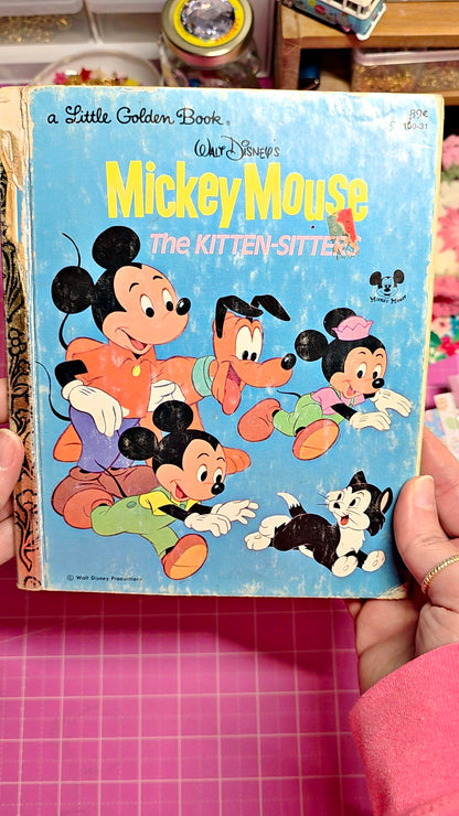 mickey mouse the kitten sitters book
