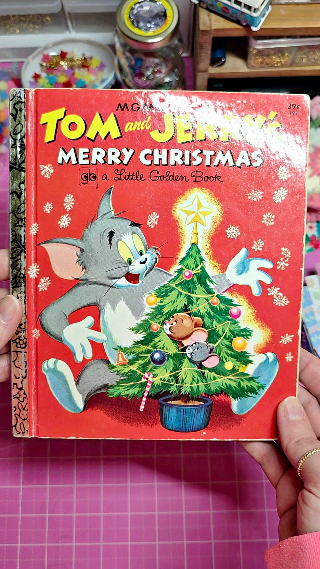 tom and jerry christmas book