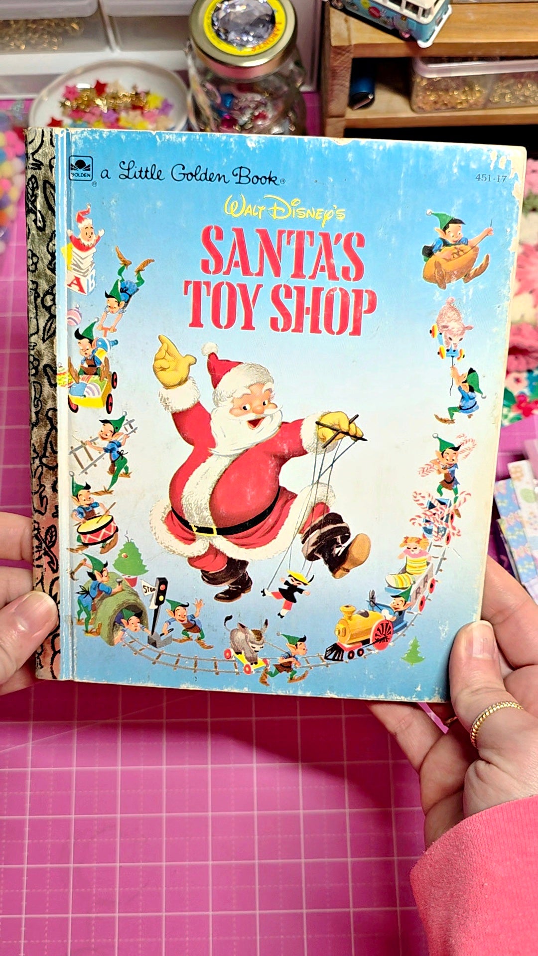 santas toy shop book