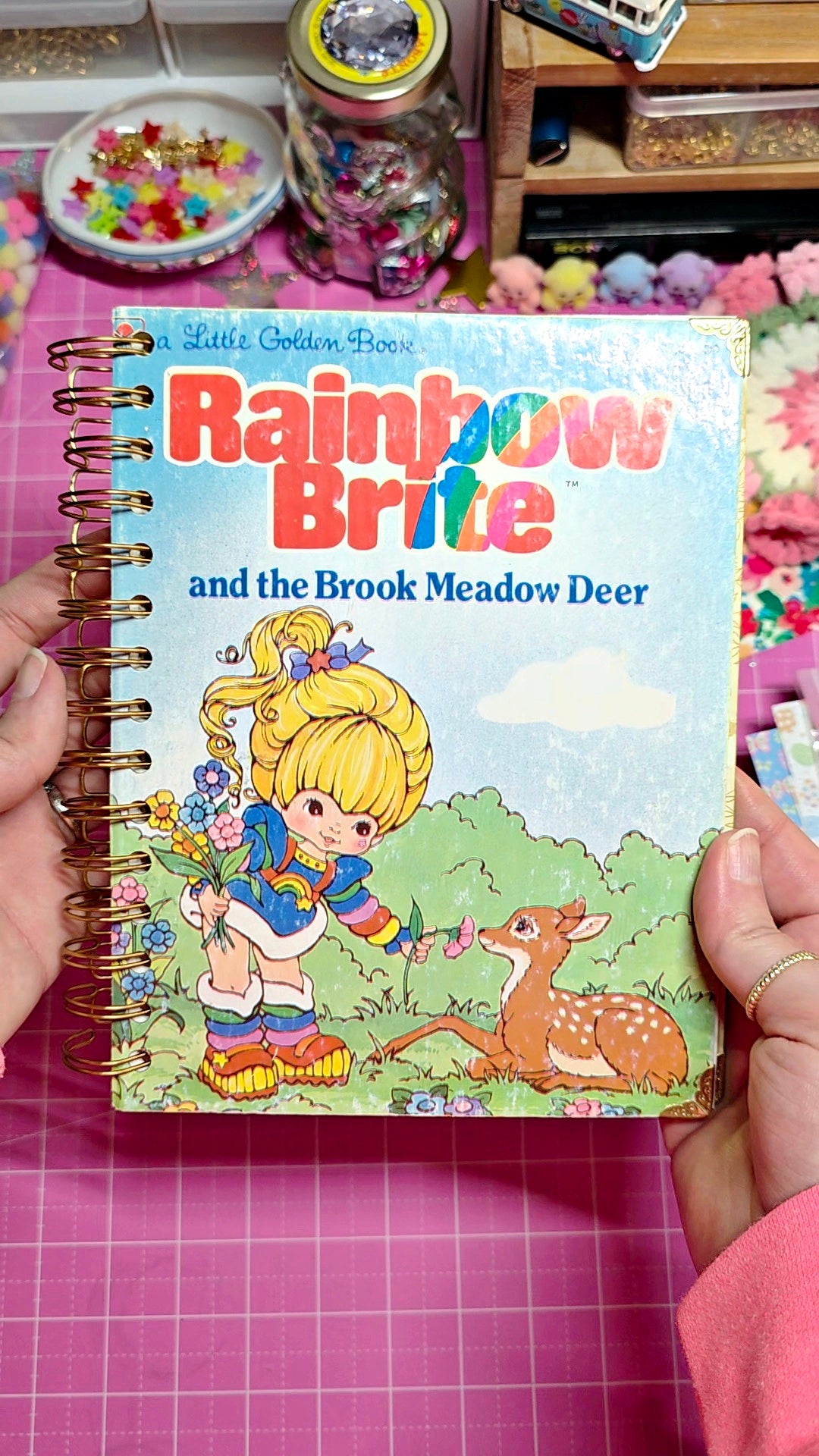 rainbow brite sticker book