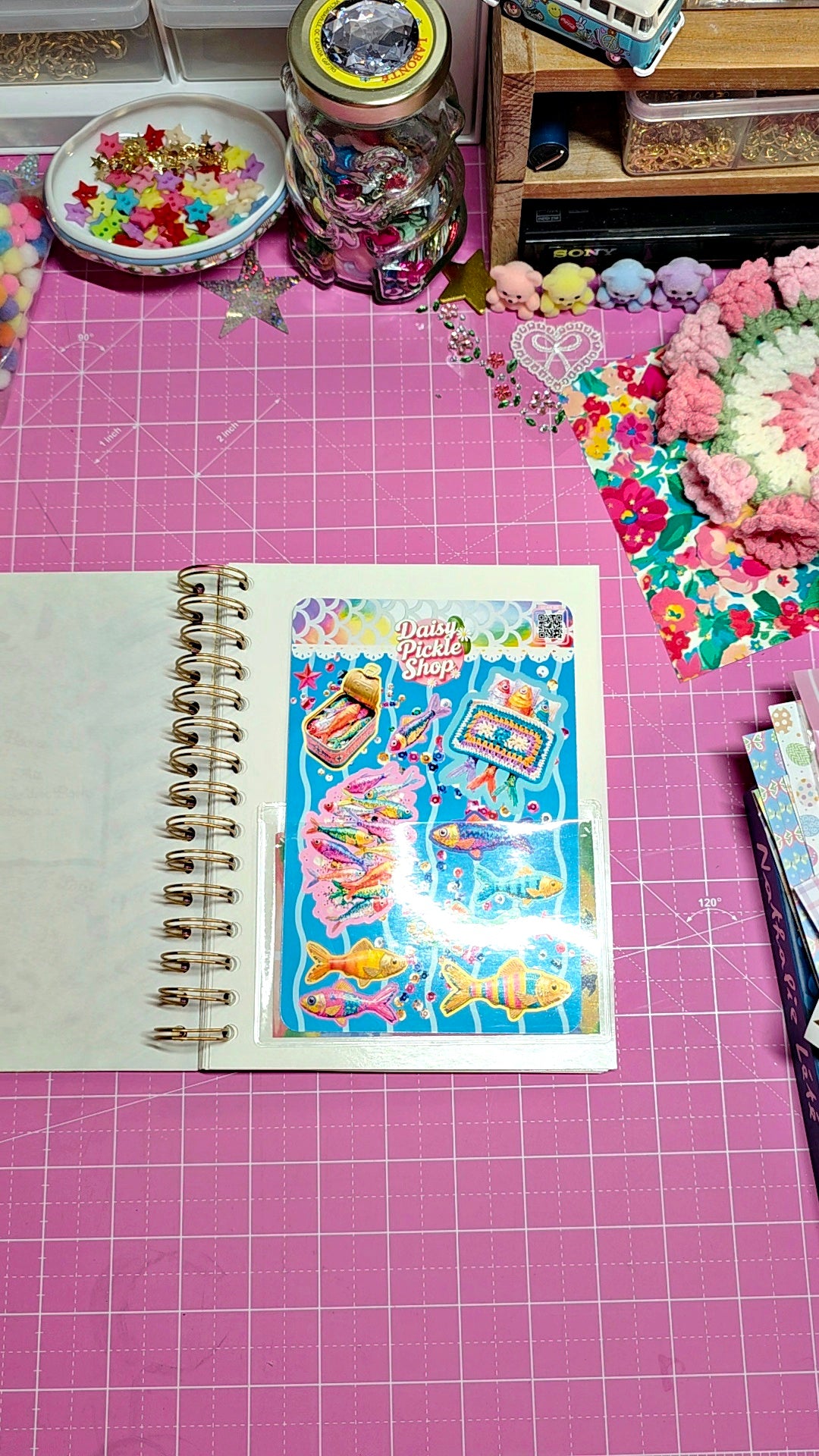 sticker storage
