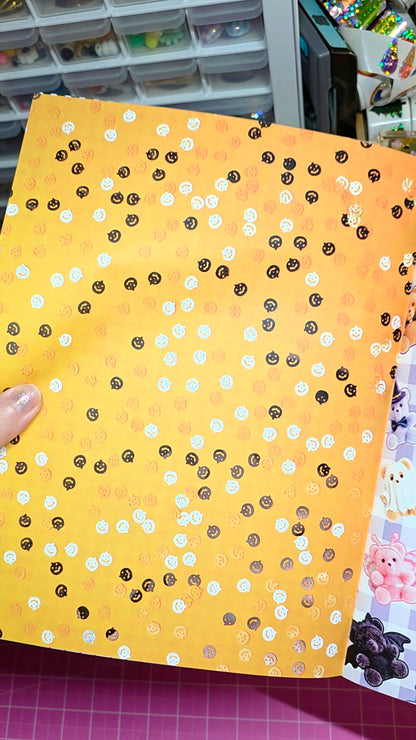 halloween paper book