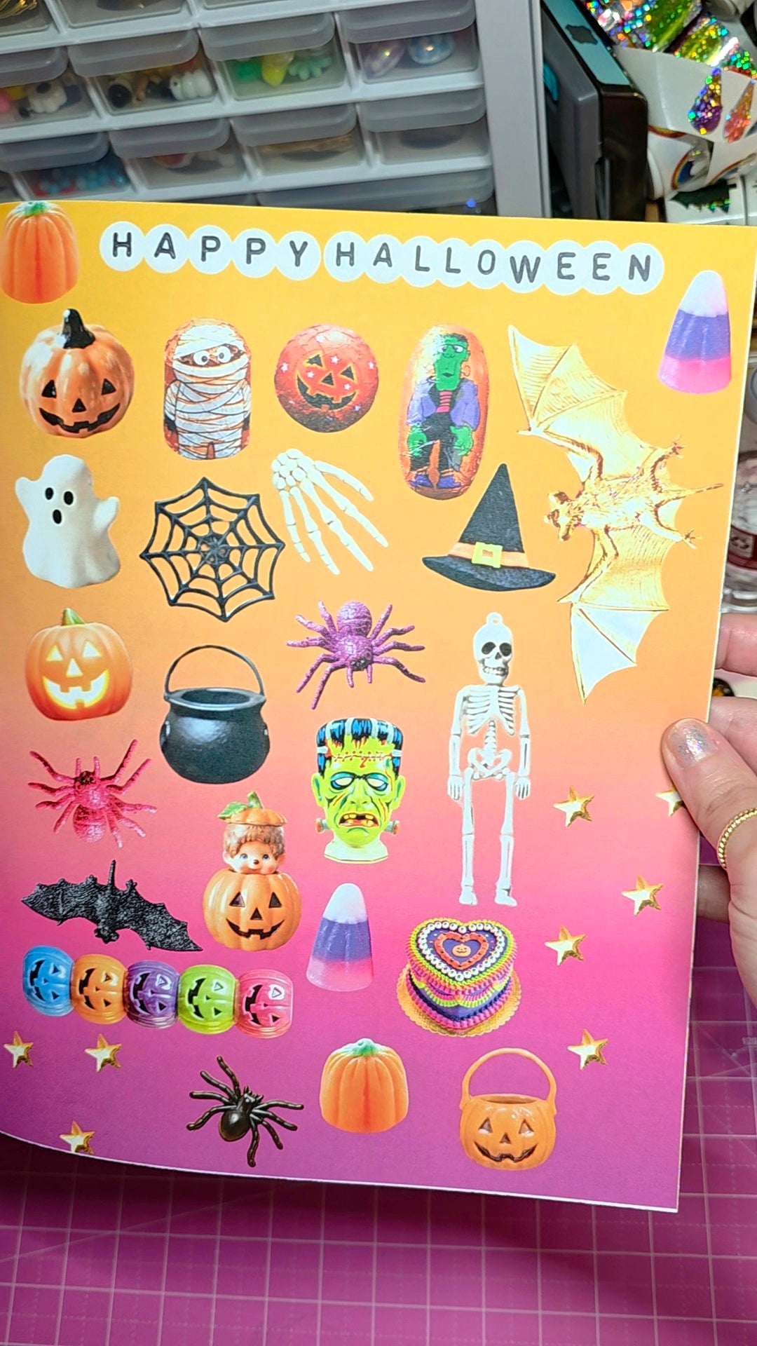 halloween paper book