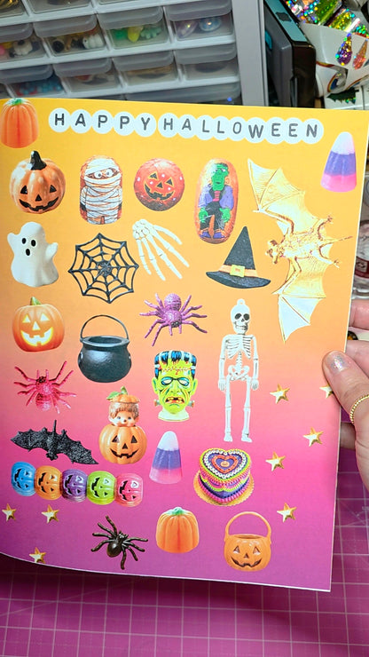 halloween paper book