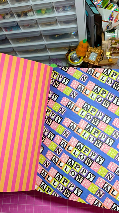 halloween paper book