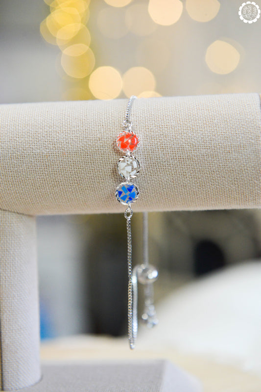 Sparkly Festive 4th of July Terrazzo Bracelet  Media 1 of 5