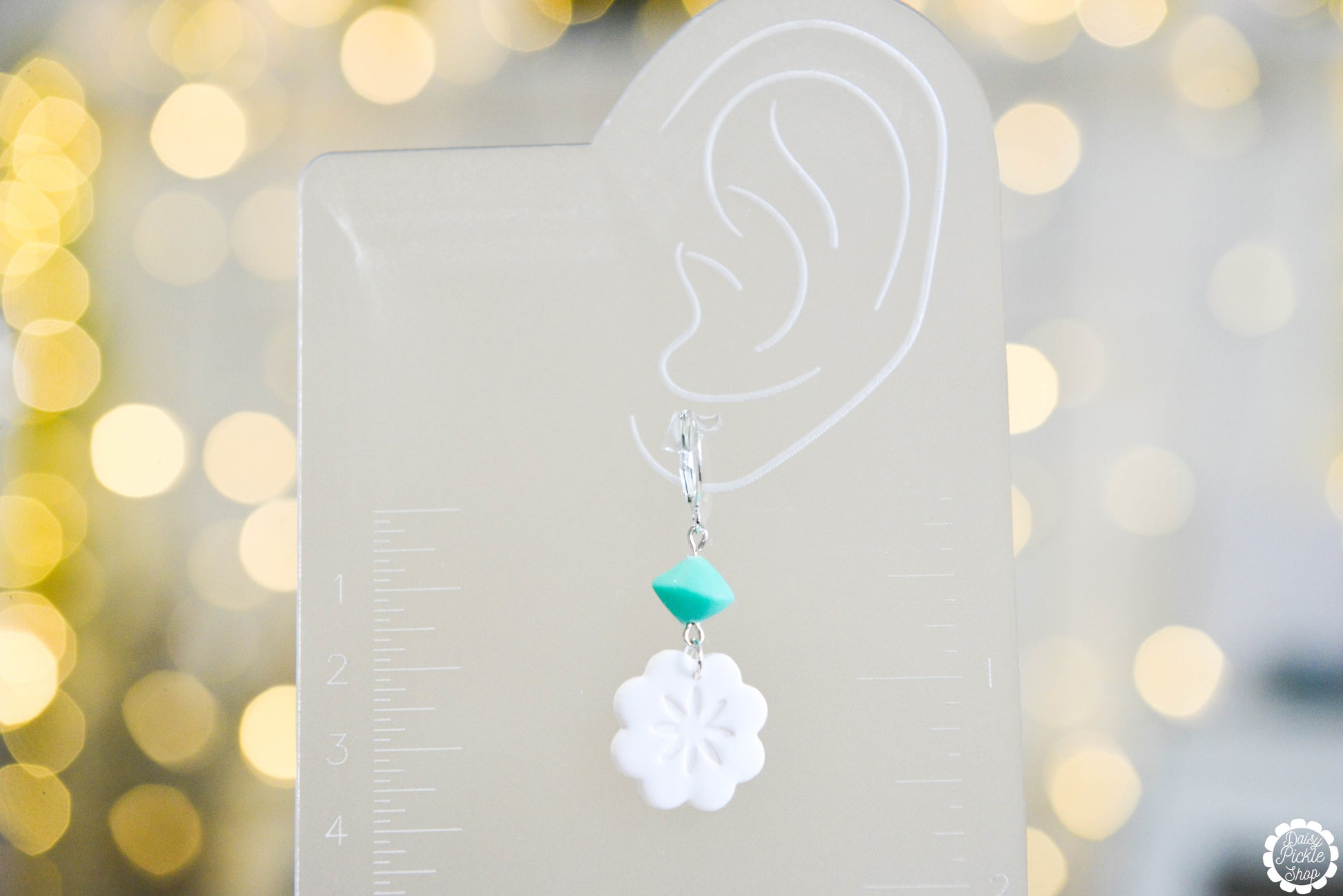 Fresh Clover Flower Earrings  Media 3 of 3