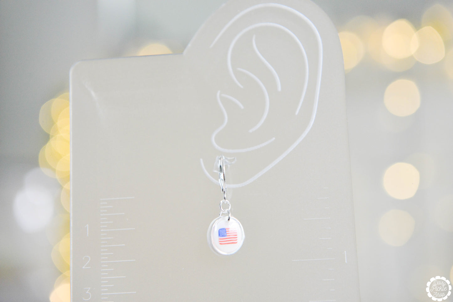 Flag Dangle Earrings  Media 3 of 3