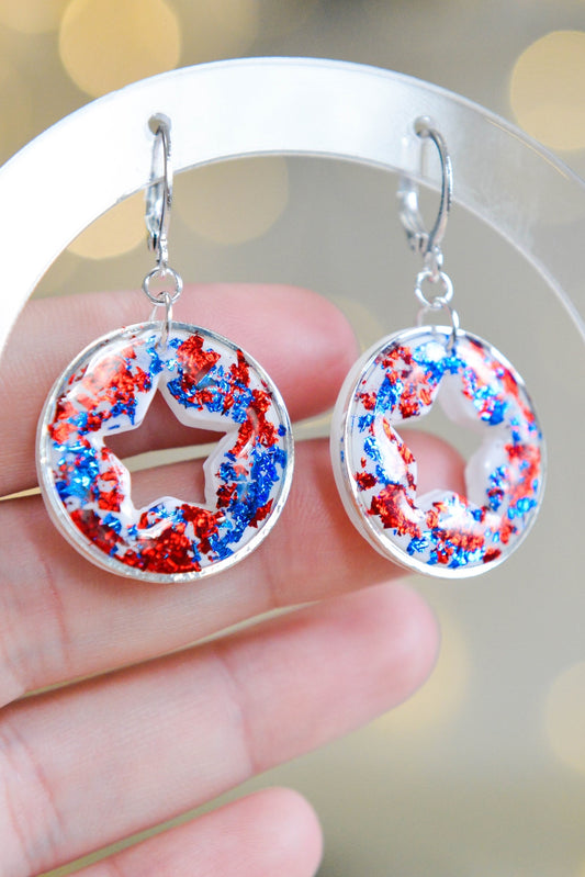 Festive Star Cutout Earrings  Media 2 of 4