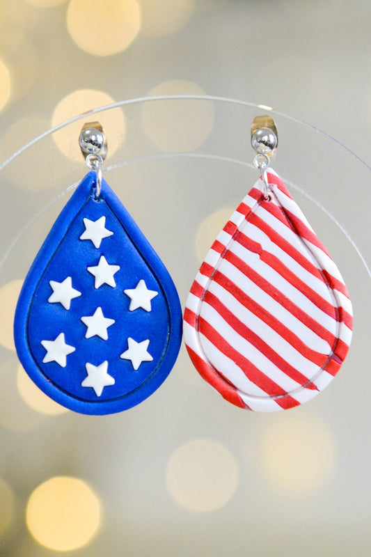 America Earrings  Media 1 of 3