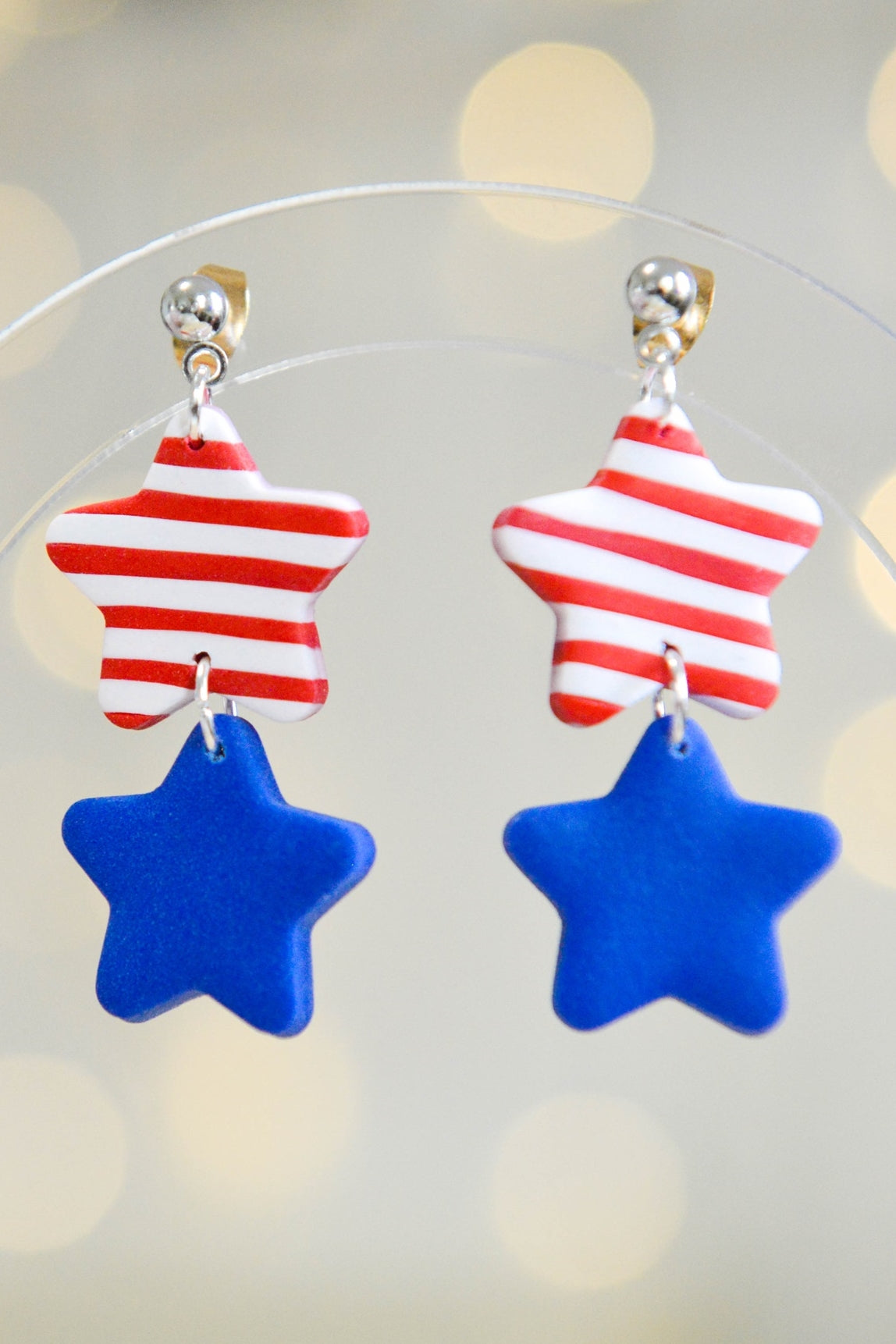 Star Spangled Banner Earrings  Media 1 of 3