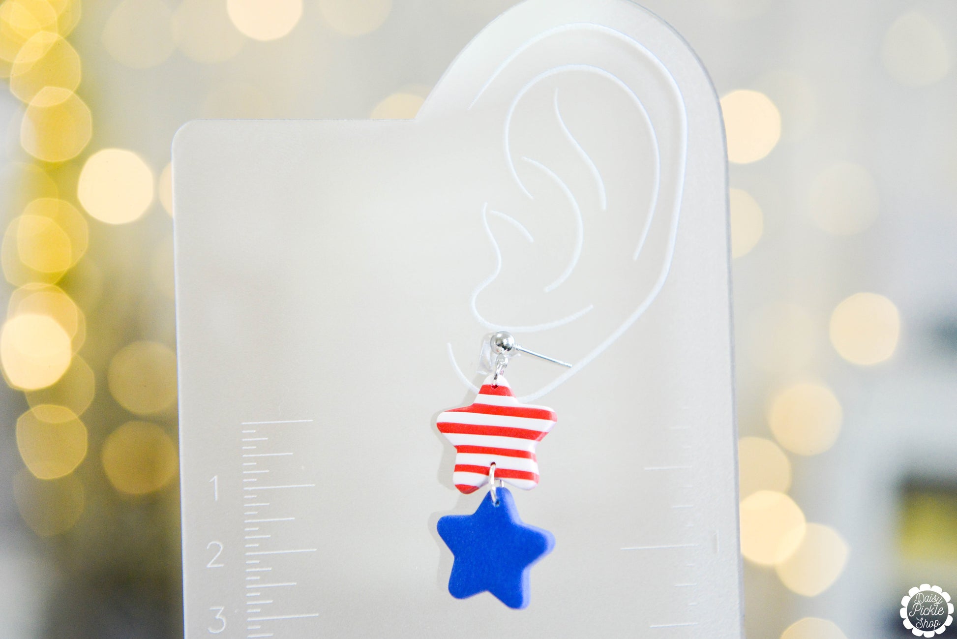 Star Spangled Banner Earrings  Media 3 of 3