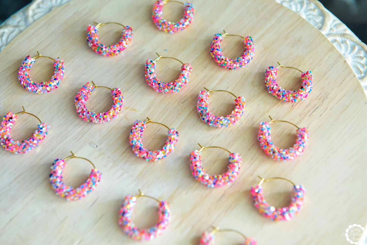 Sparkler Hoop Earrings