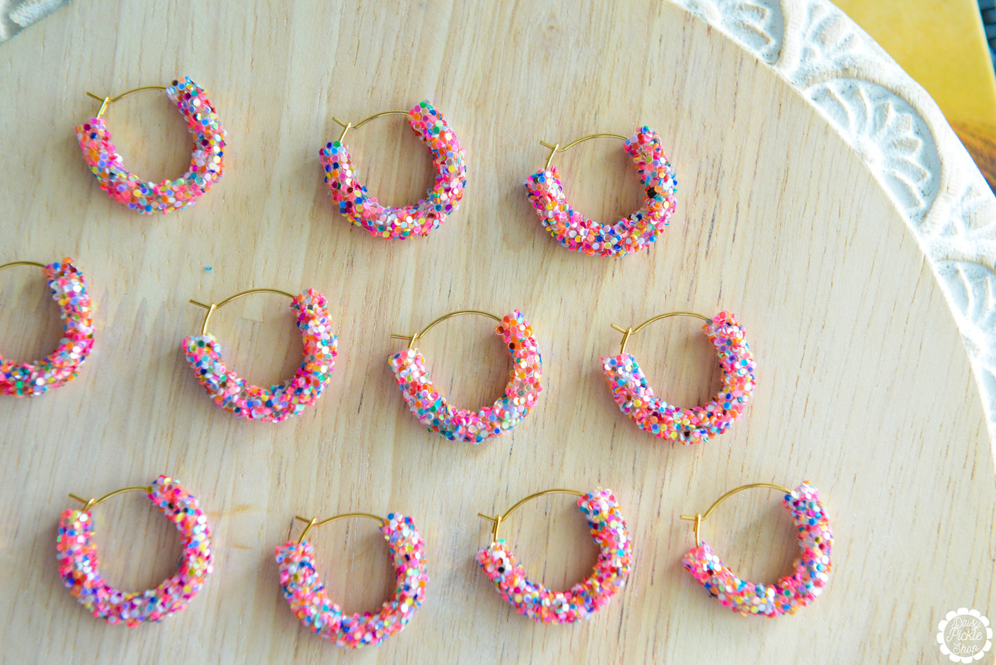 Sparkler Hoop Earrings