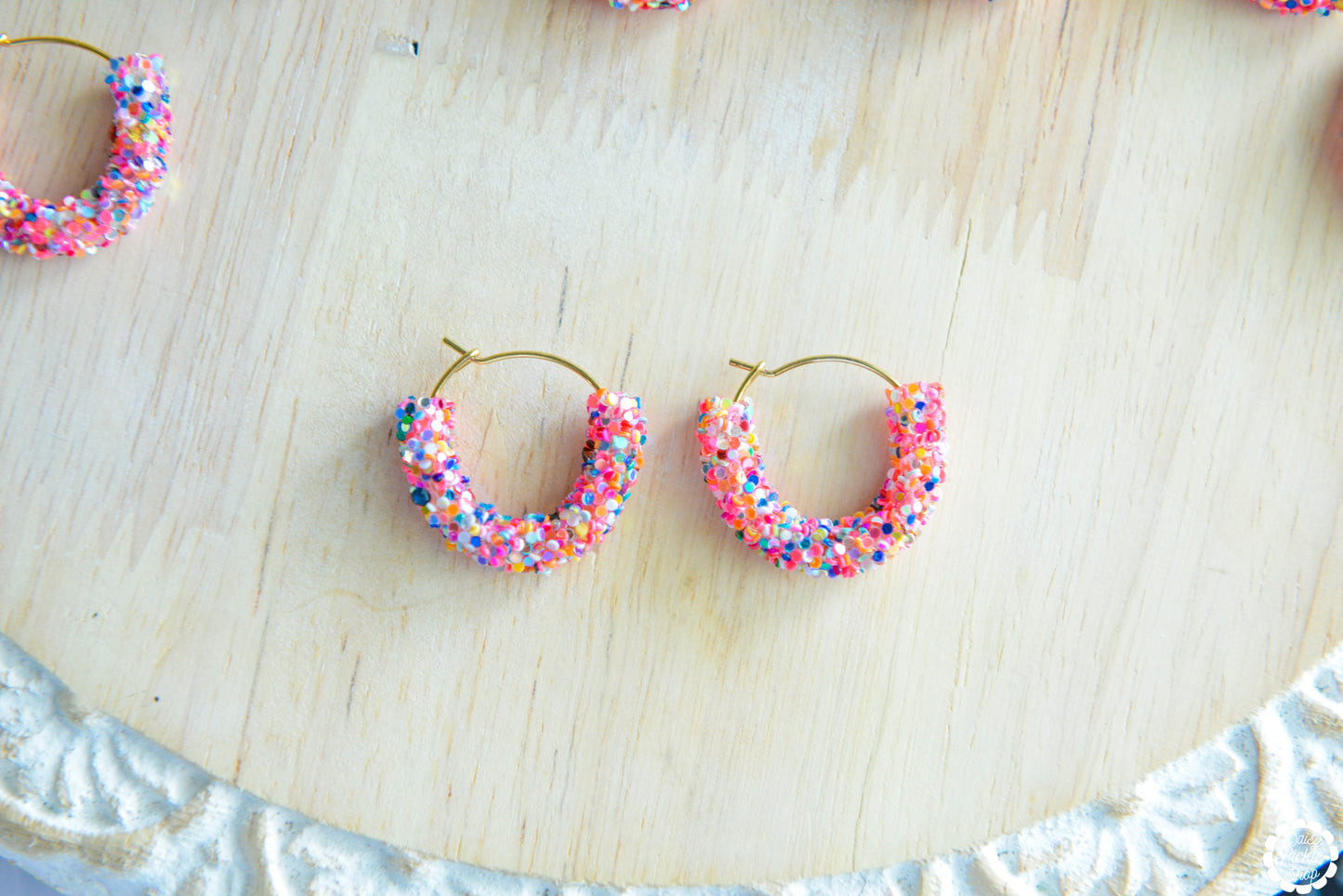 Sparkler Hoop Earrings