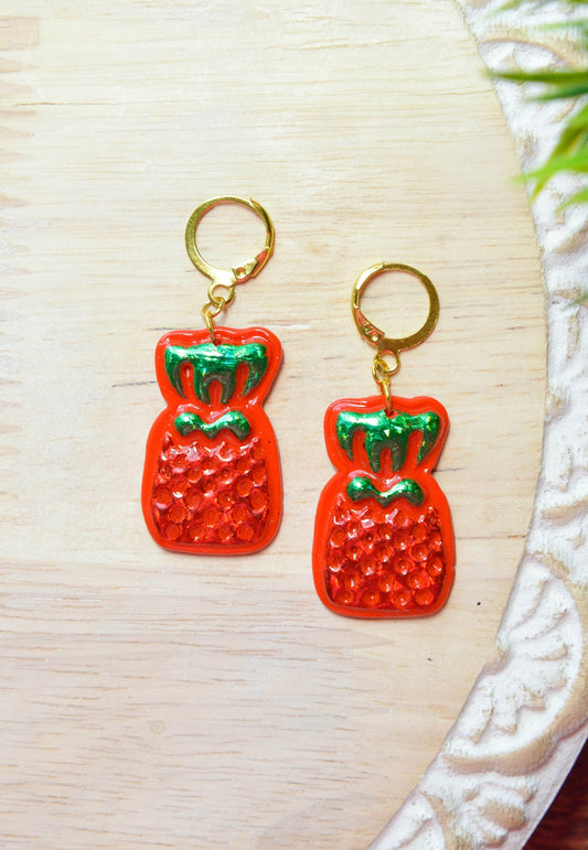 90s Grandma Strawberry Candy Earrings