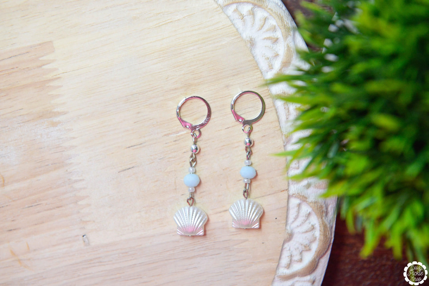 Seashell Dangle Earrings