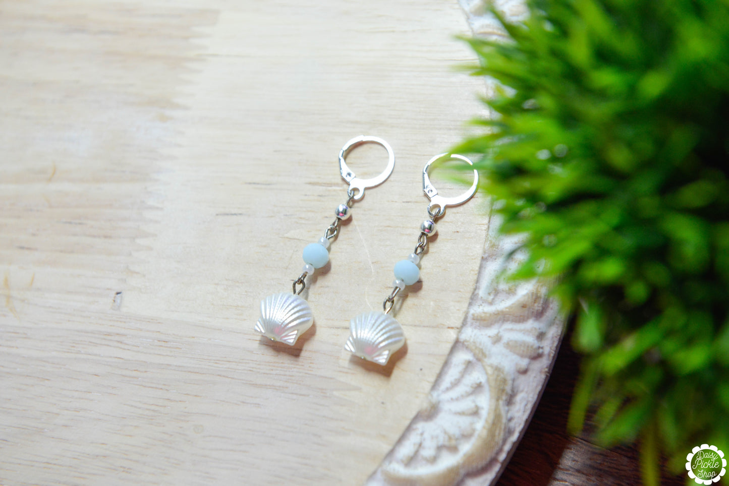 Seashell Dangle Earrings